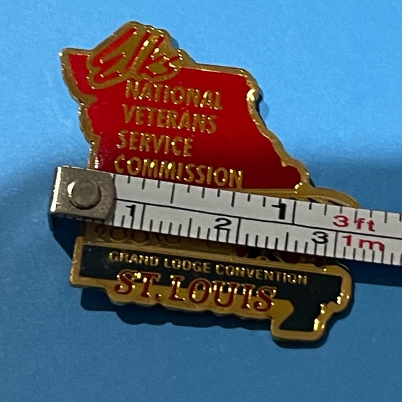 BPOE Elks New York 2003 St Louis Convention Lapel Pin Pinback - Picture 4 of 5